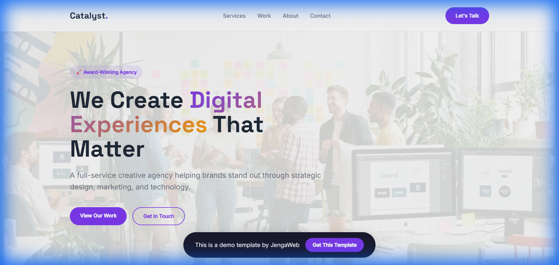 Agency Template Preview