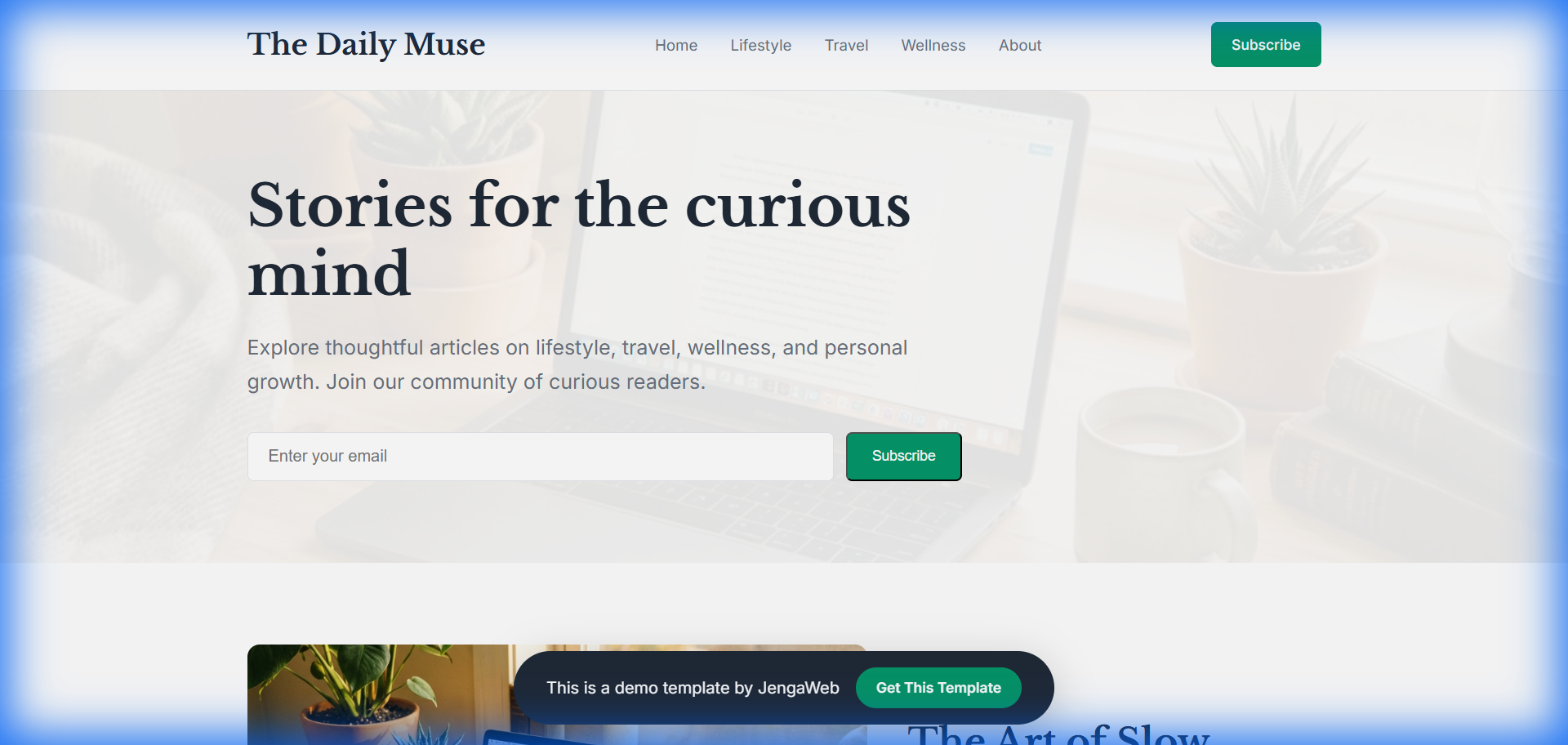 Blog Template Preview