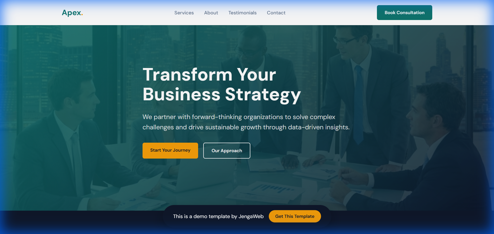 Consulting Template Preview